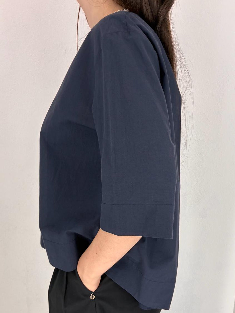 camicia apertura al retro