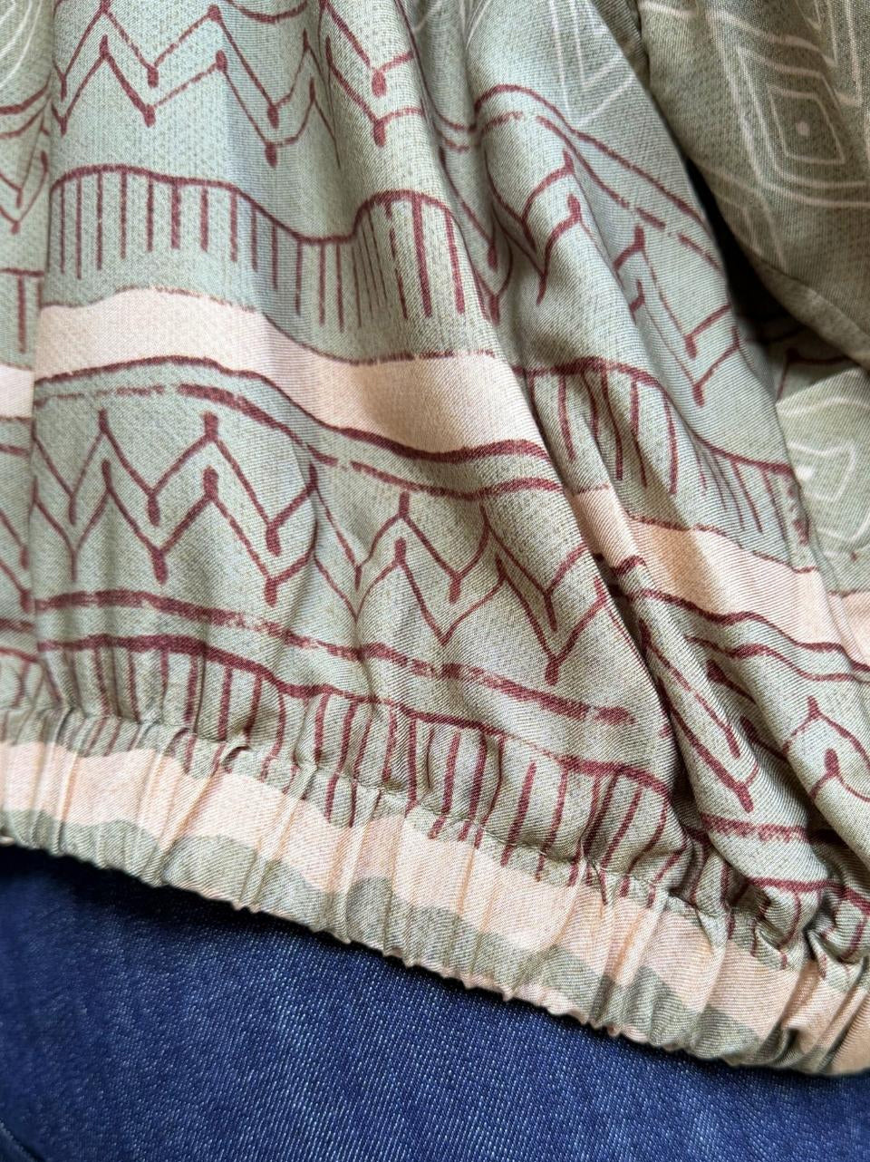 kimono corto fantasia geometrica