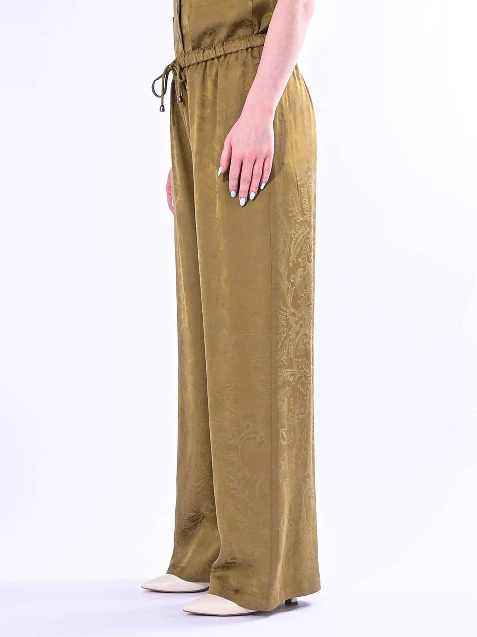 pantalone fantasia floreale