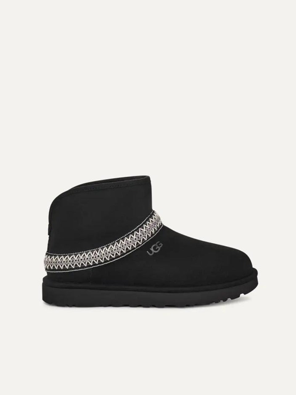 CLASSIC MINI CRESCENT BLACK Ugg