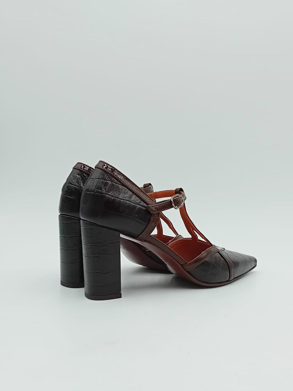 charleston con doppa t tacco 70mm bimateriale AWEAR TESTA CHIE MIHARA