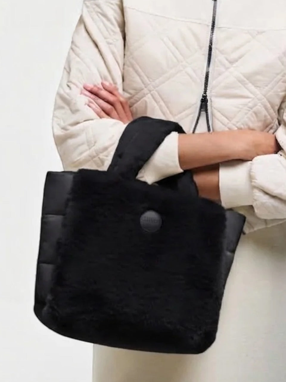 borsa tote in pelliccia sintetica 49000002 N COLMAR