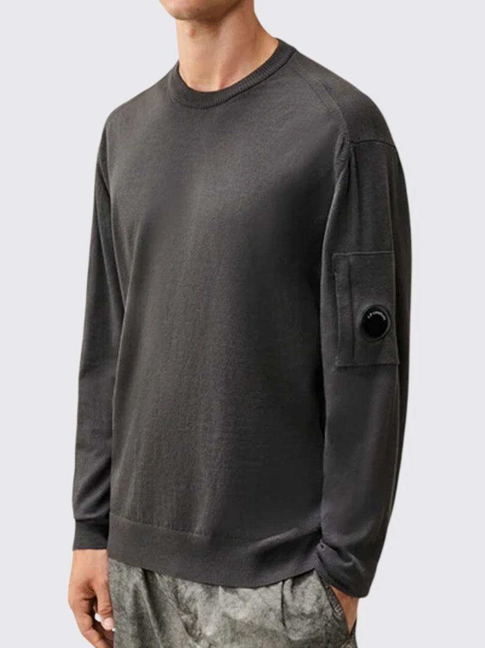 maglia in merinos stretch KN069A 005528A 985 C.P COMPANY