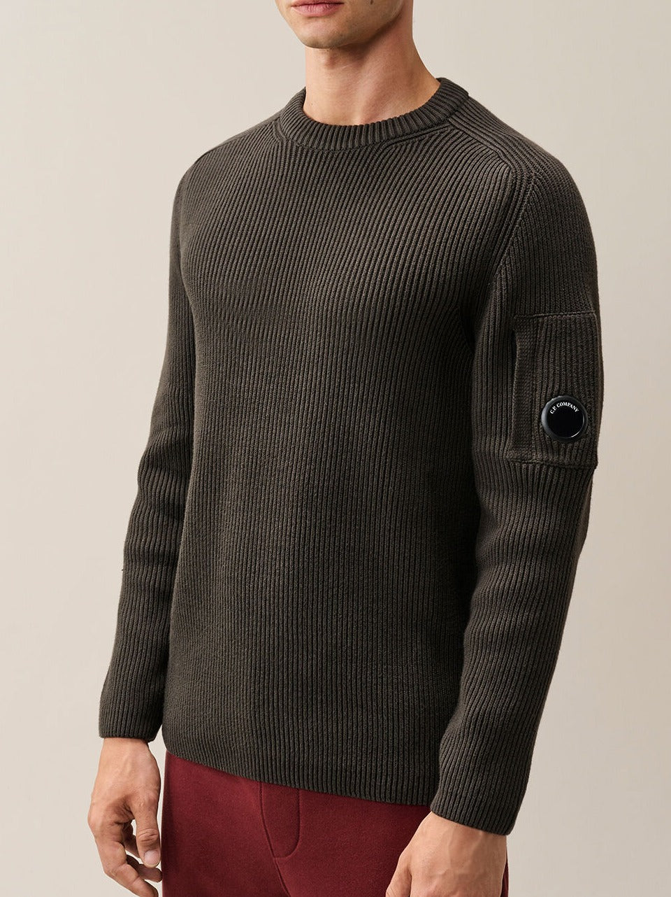 maglia girocollo costa inglese in caldo cotone KN101A 006608A 683 C.P COMPANY