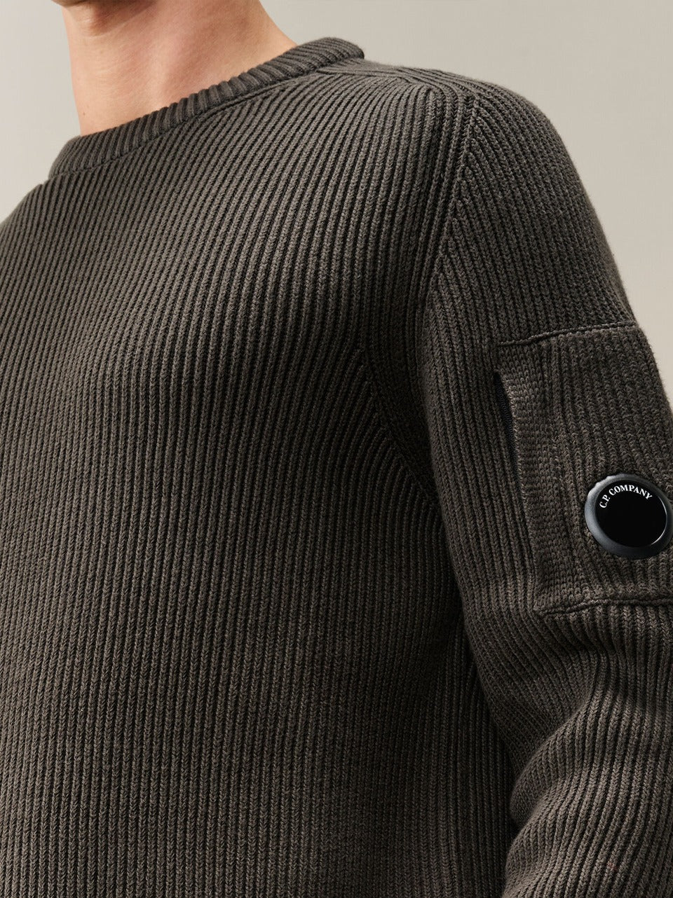 maglia girocollo costa inglese in caldo cotone KN101A 006608A 683 C.P COMPANY