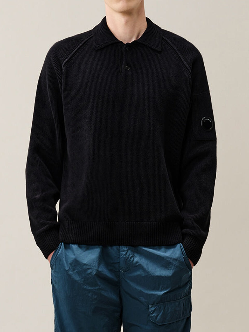 polo in ciniglia KN198A 005558G 999 C.P COMPANY