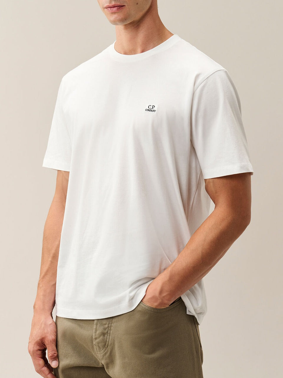 t shirt logo TS726A 005100W 103 C.P COMPANY