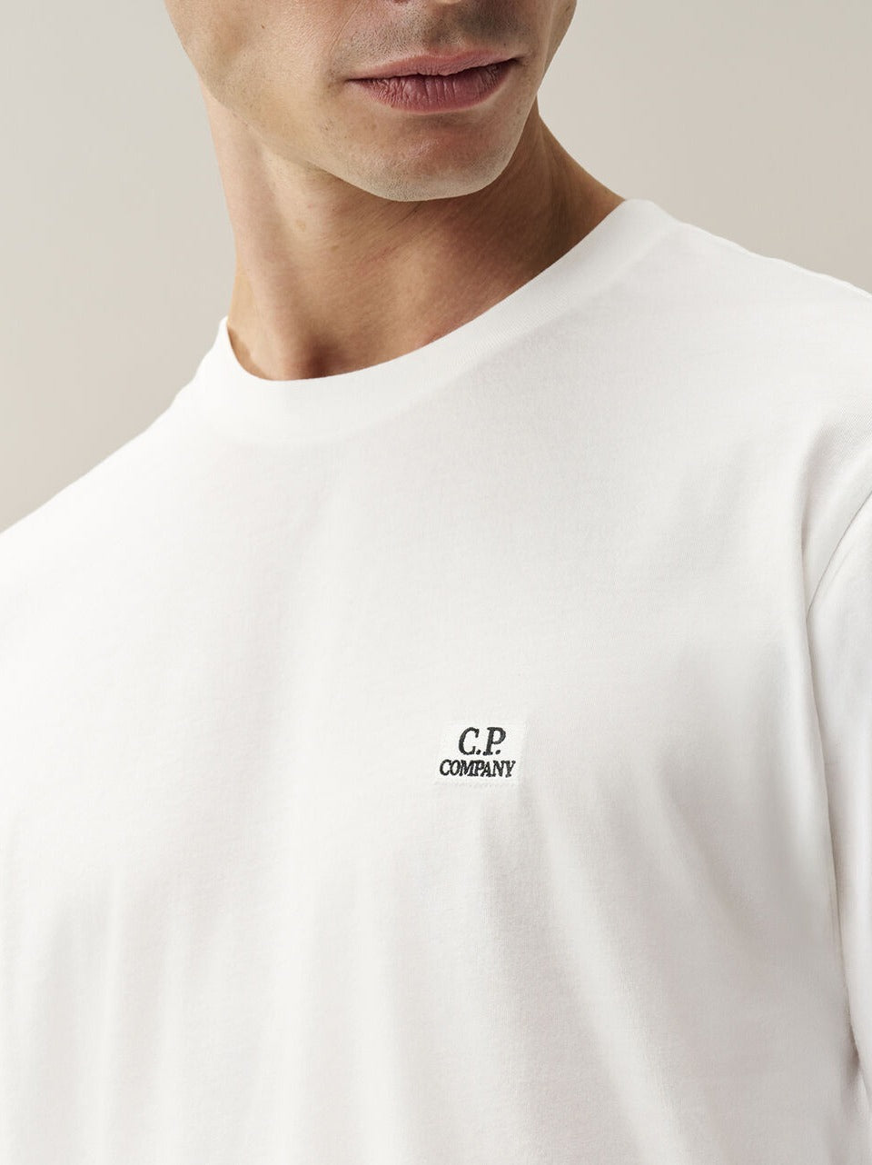 t shirt logo TS726A 005100W 103 C.P COMPANY