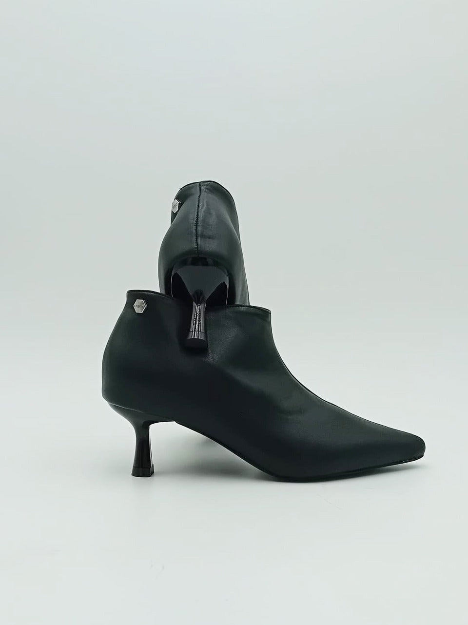 stvaletto malleolo tacco h 40mm CLW4855 BLACK CULT