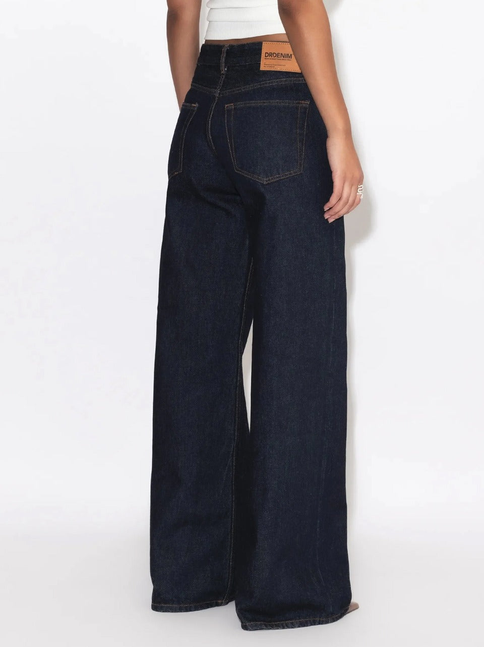 jeans palazzo stream rinse RAVE LOW WIDE DENIM Dr DENIM