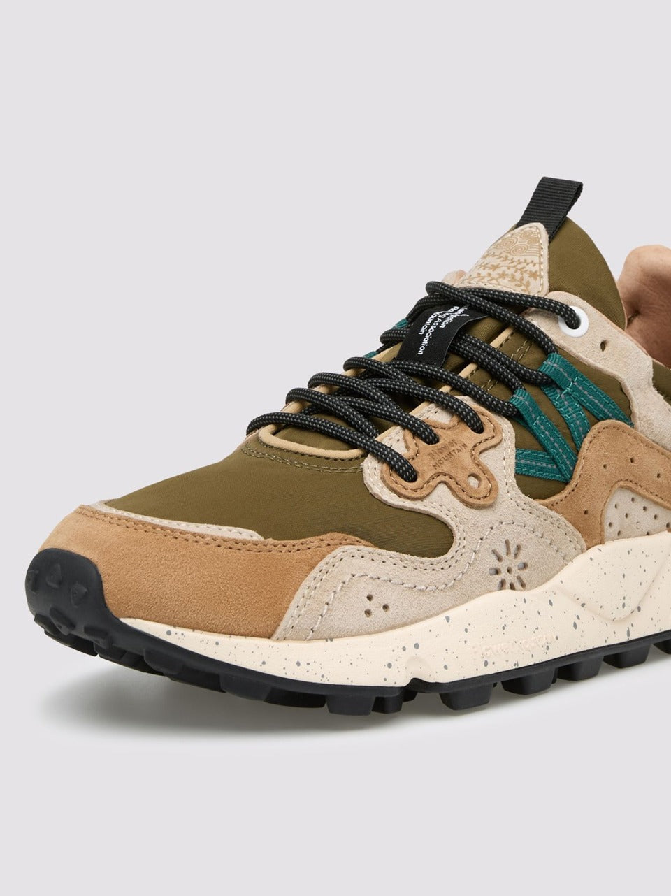 sneakers yamano 3 YAMANO 3 1E98 CREAM BROWN TAUPE FLOWER MOUNTAIN