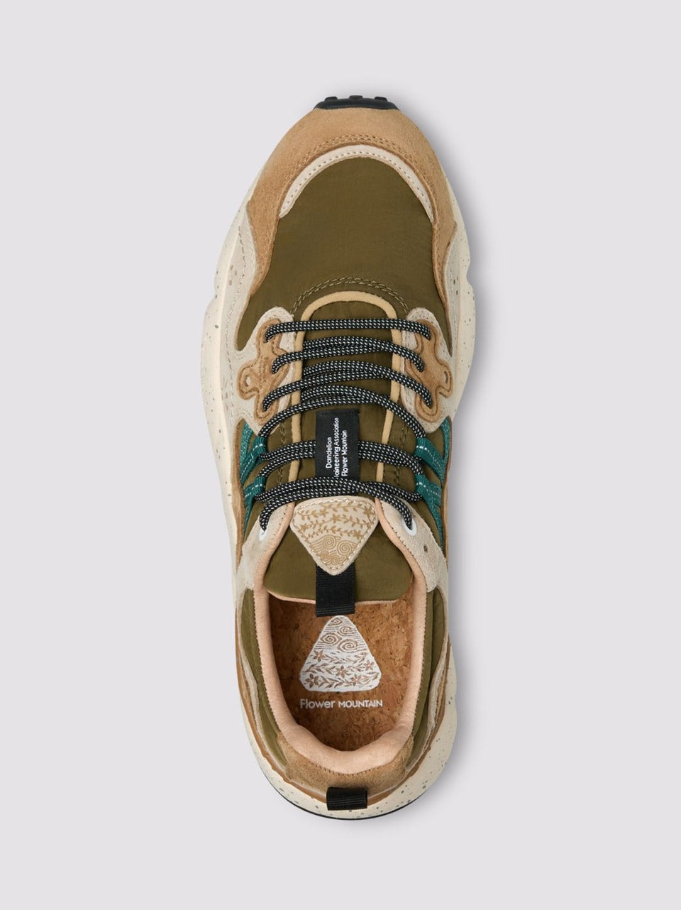 sneakers yamano 3 YAMANO 3 1E98 CREAM BROWN TAUPE FLOWER MOUNTAIN