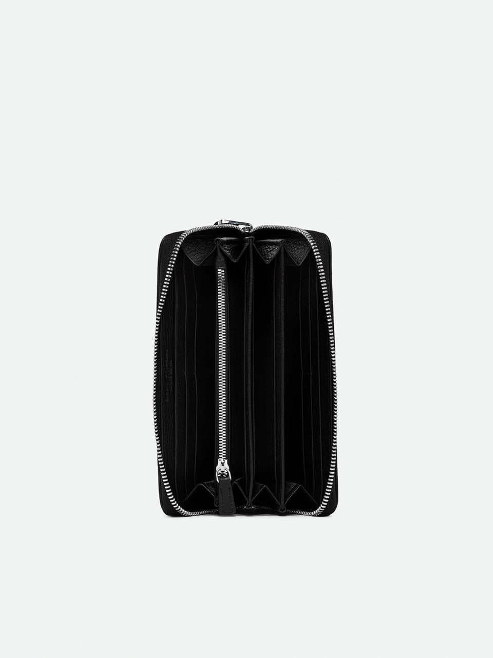 portafogli zip around grande BS5042GRN NERO GIANNI CHIARINI