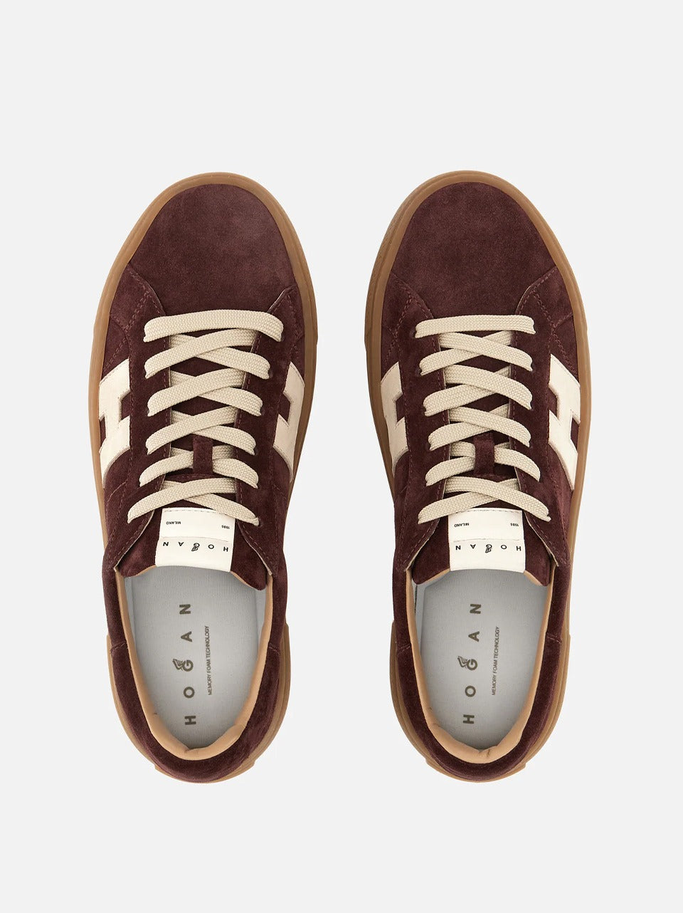 sneakers h705 fondo nuova cassetta HXM7050GF10UHT0FD8 BORDEAUX HOGAN