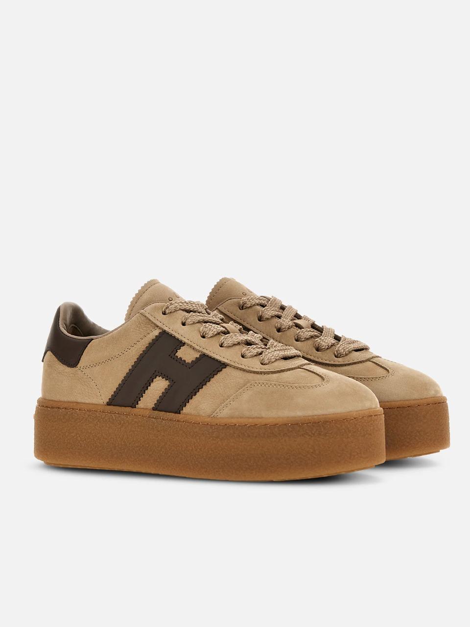 sneakers double cool HXW6980FB6TUIE0CP4 TAUPE HOGAN