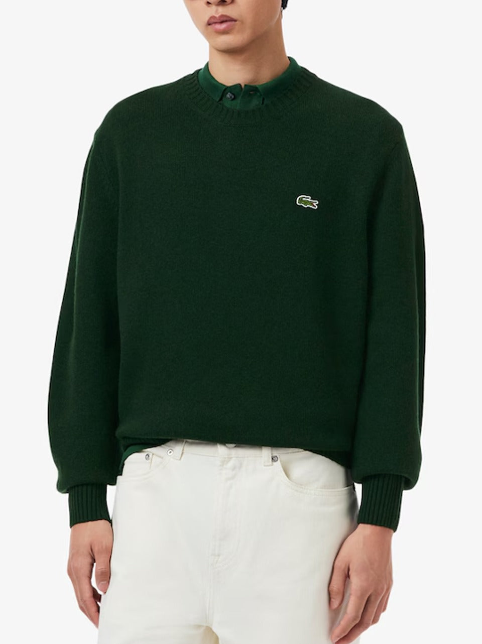 maglia in lana base AH2916 V LACOSTE