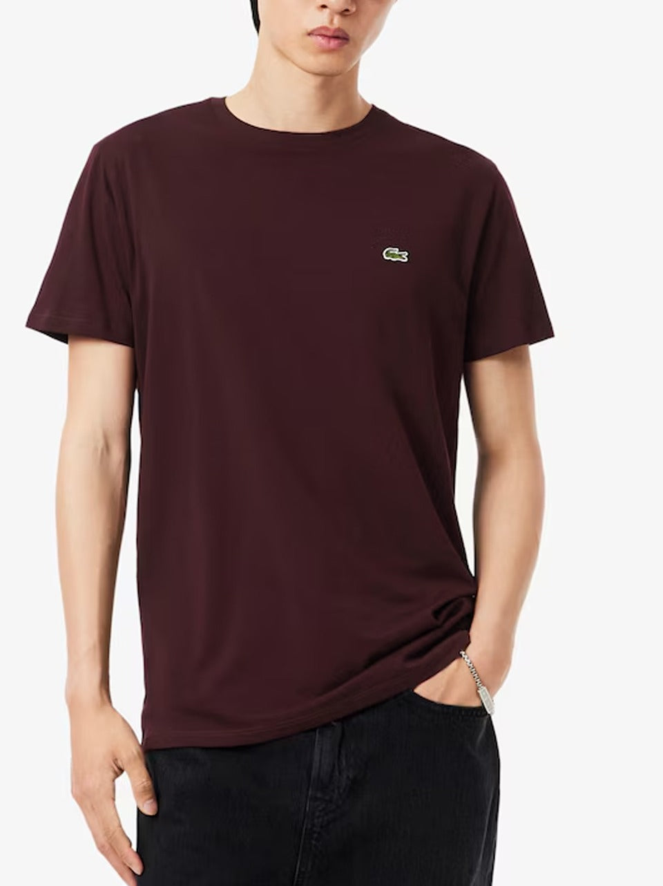 t-shirt basic TH6709 V LACOSTE