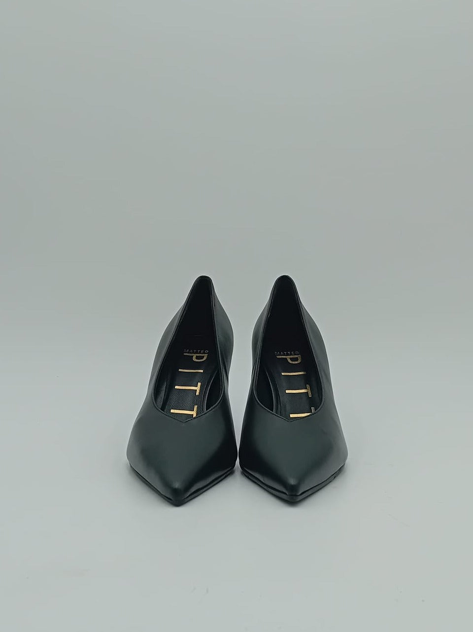 decollette tacco h 70mm M122 NERO MATTEO PITTI