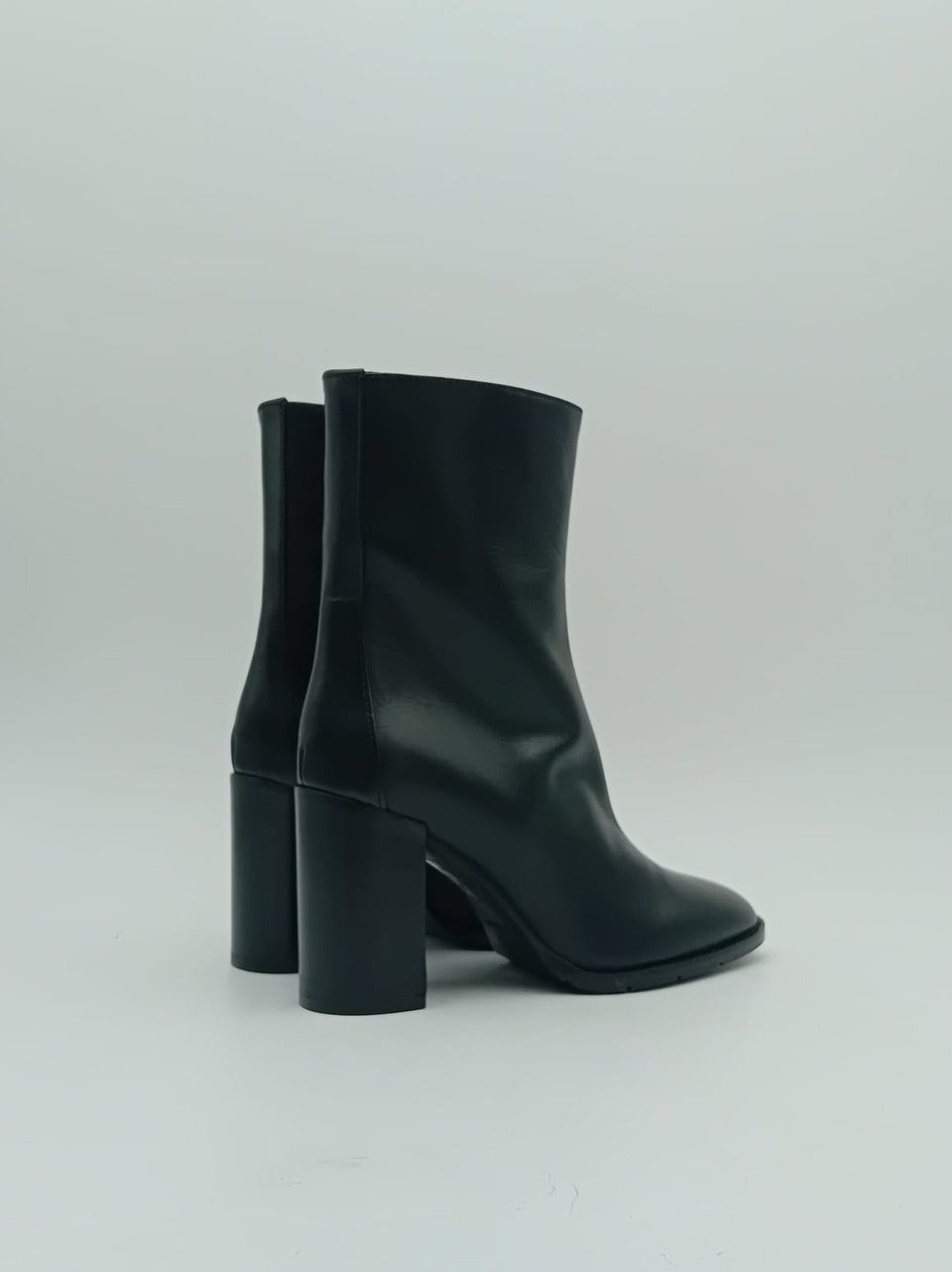 stuvaletto con zip tacco h 80mm M560 NERO MATTEO PITTI