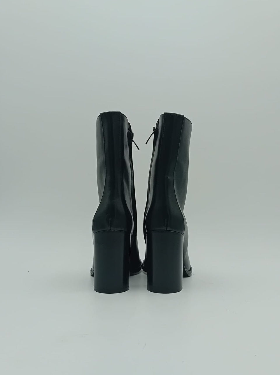 stuvaletto con zip tacco h 80mm M560 NERO MATTEO PITTI
