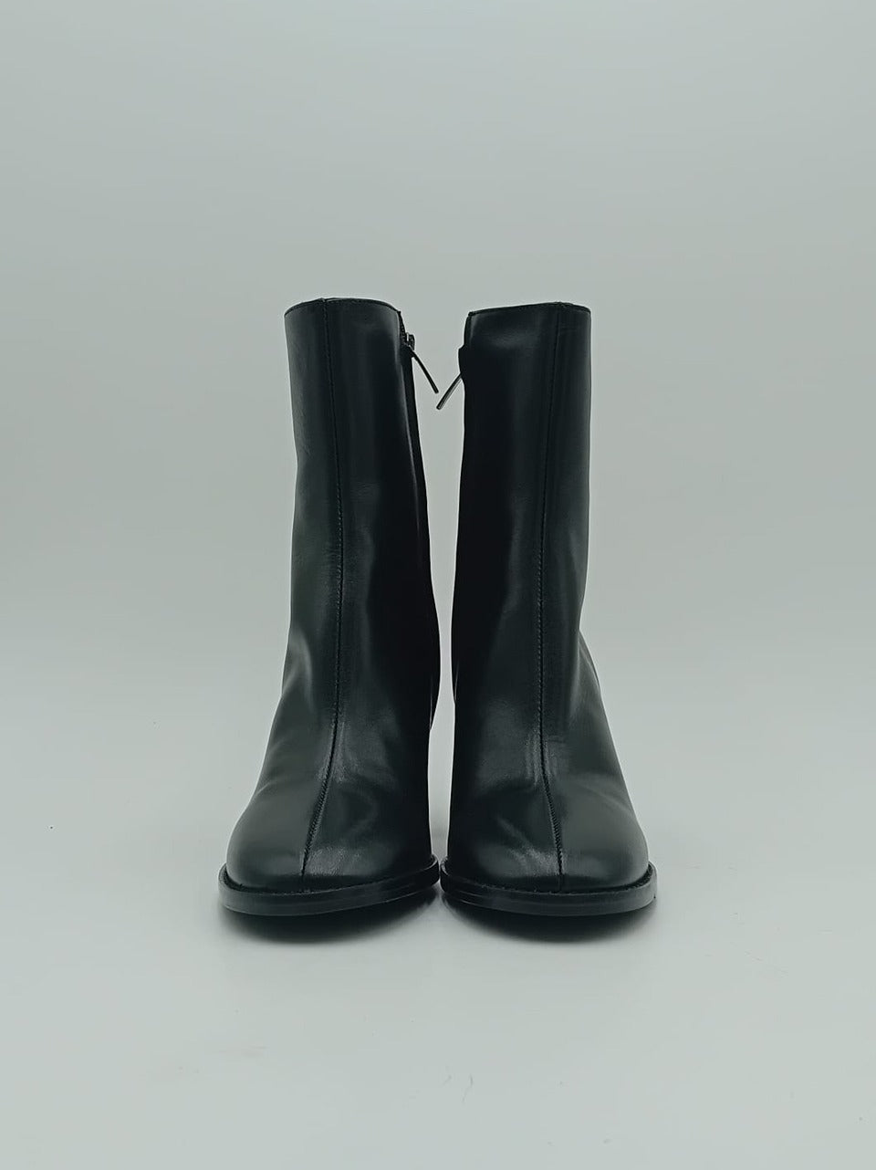 stuvaletto con zip tacco h 80mm M560 NERO MATTEO PITTI