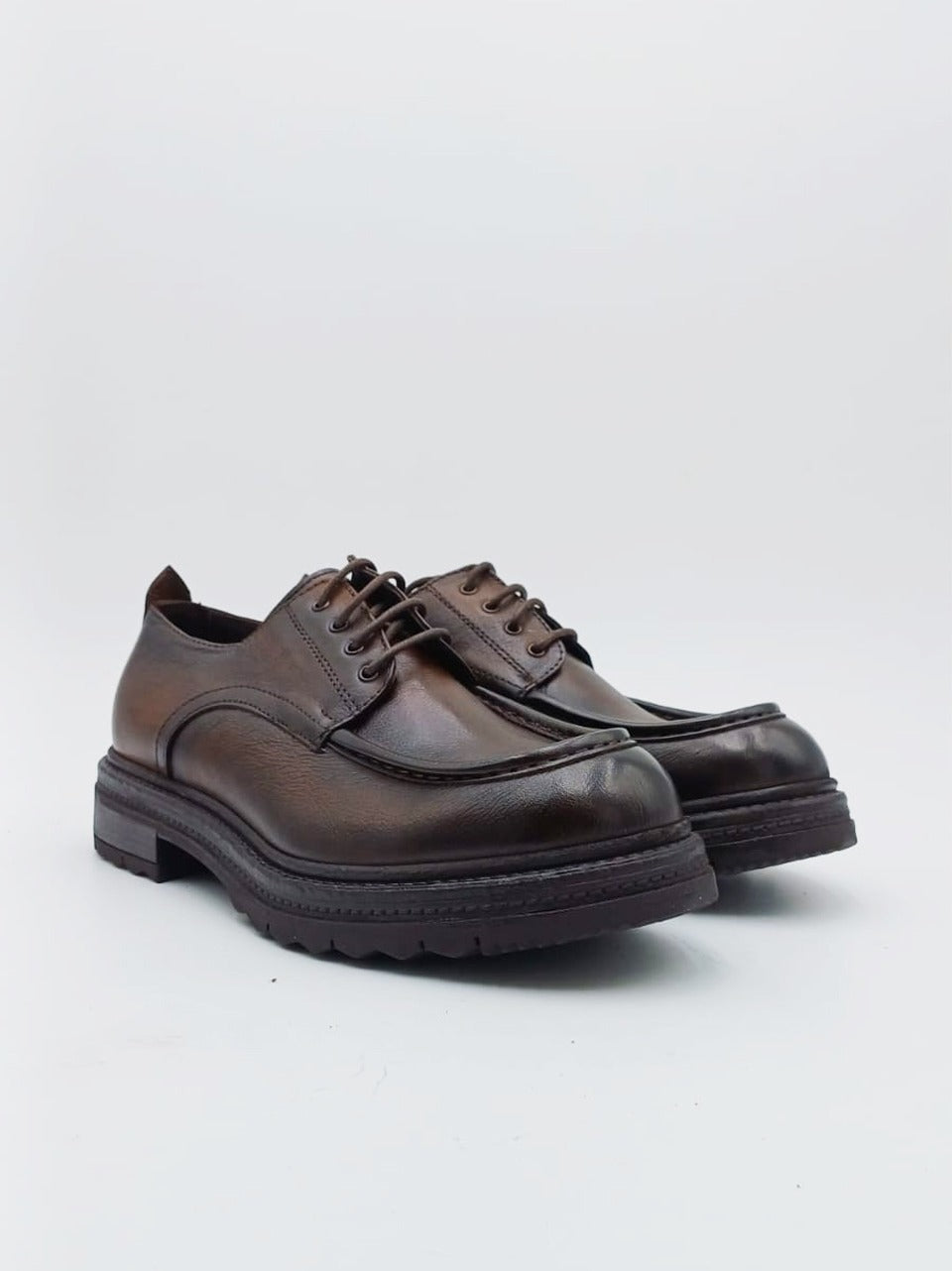 derby con cucitura vaschetta 1243-62143 CUOIO MICHAEL DASS