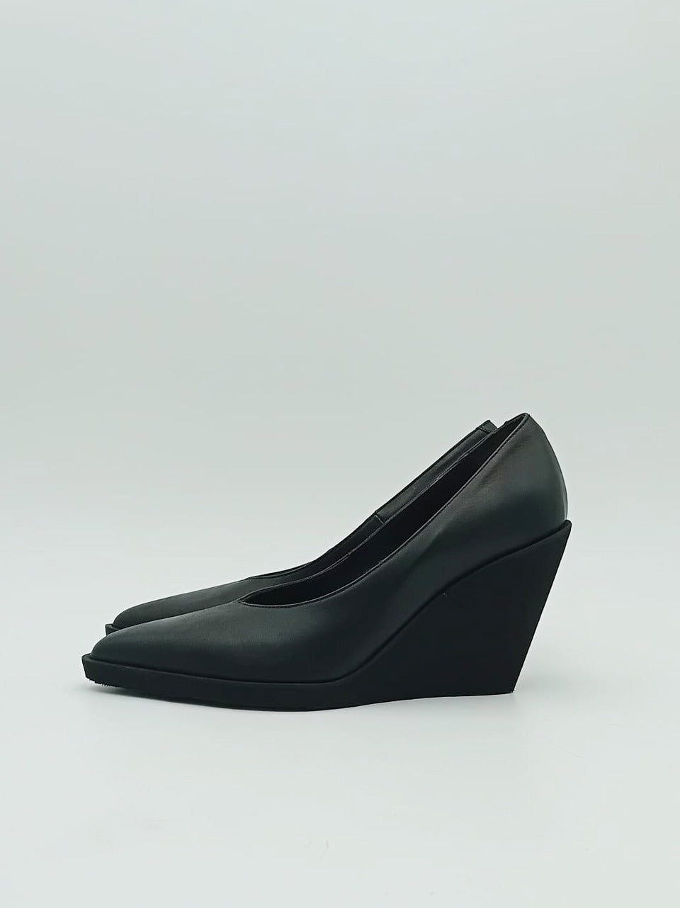 decollette con zeppa DI26\142 NERO MICHAEL DASS