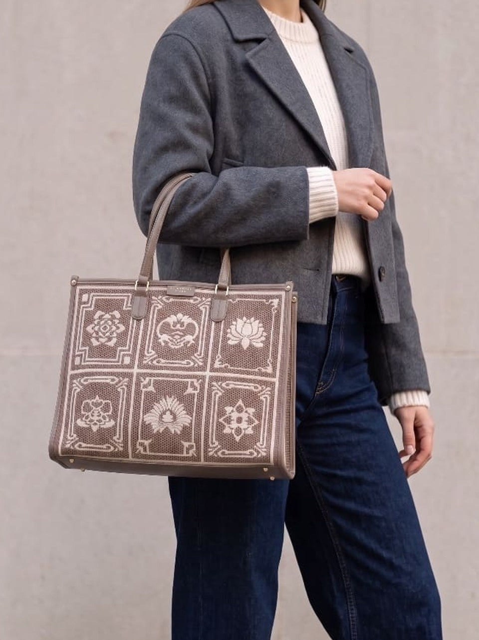 borsa athena grande stampa mandala 3005 MANDALANATURAL BAROCCO MY-BEST BAGS