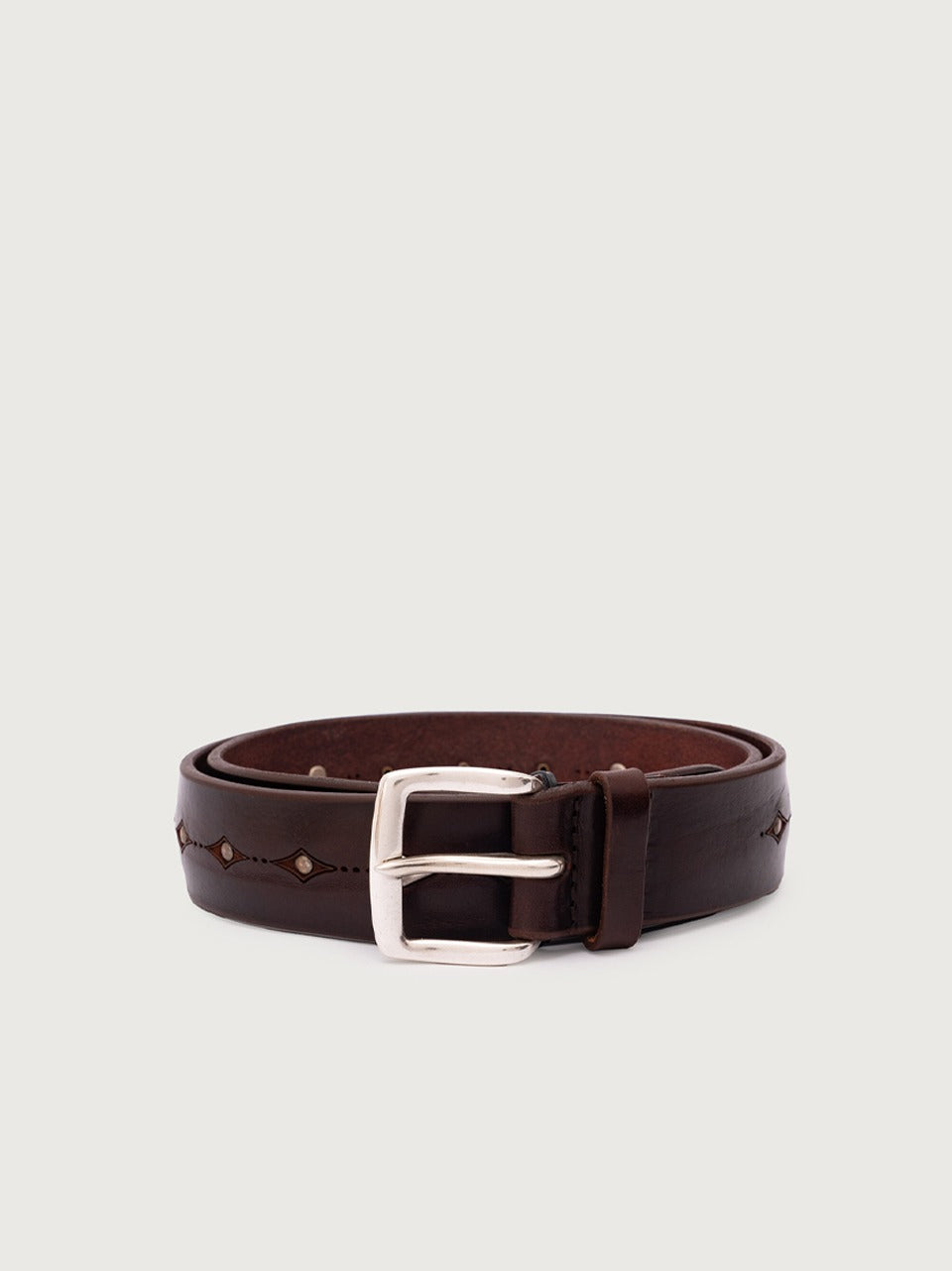 cintura bull soft con borchie cm 3,5 U08329BUS T.MORO ORCIANI