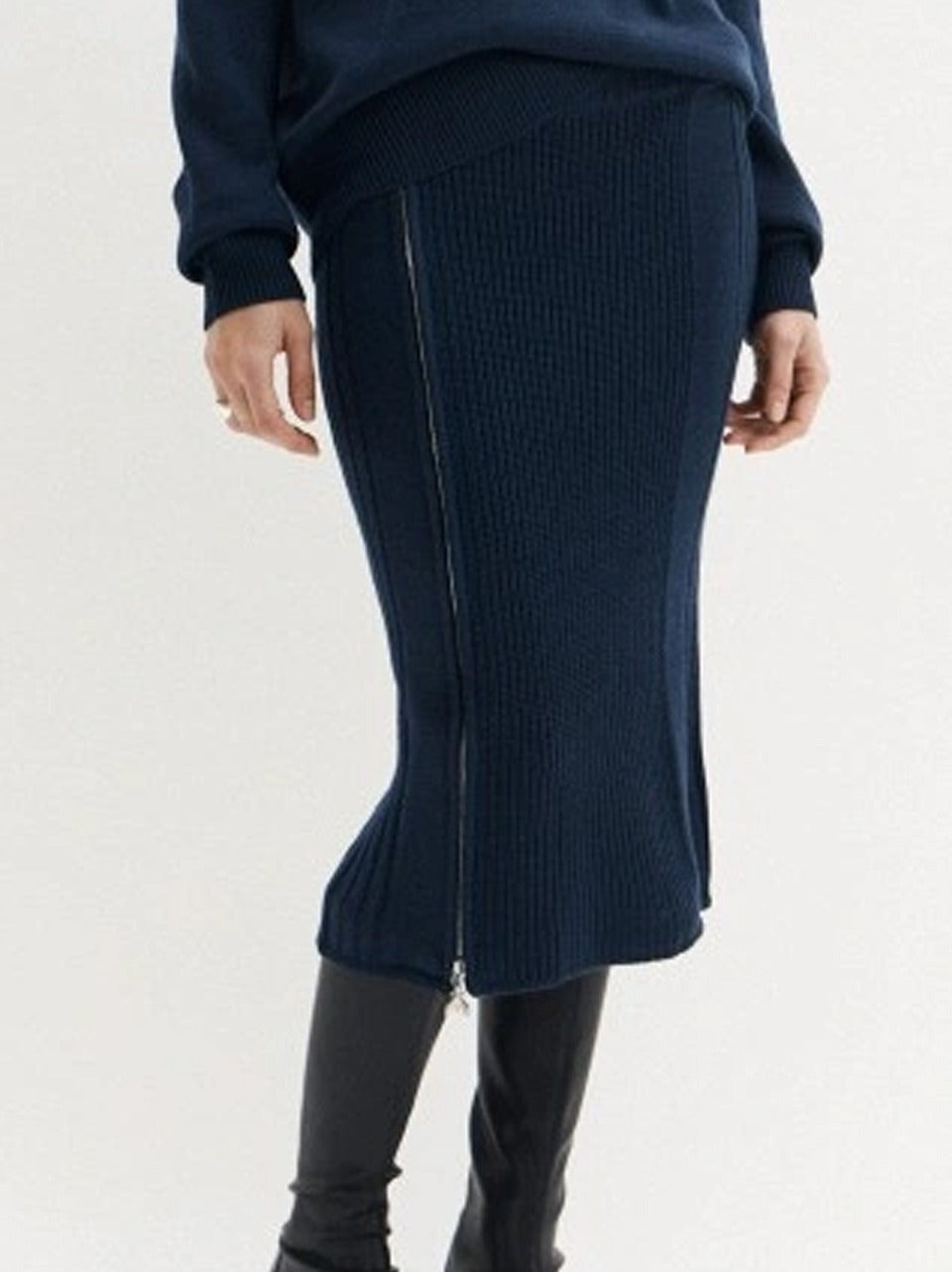 gonna maglia zip 2J0032 K9OTREA NEXUS Patrizia pepe