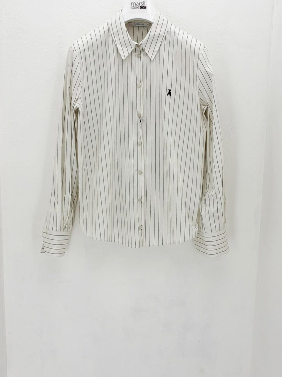 camicia gessata 8C0339 C0254 FG92 Patrizia pepe