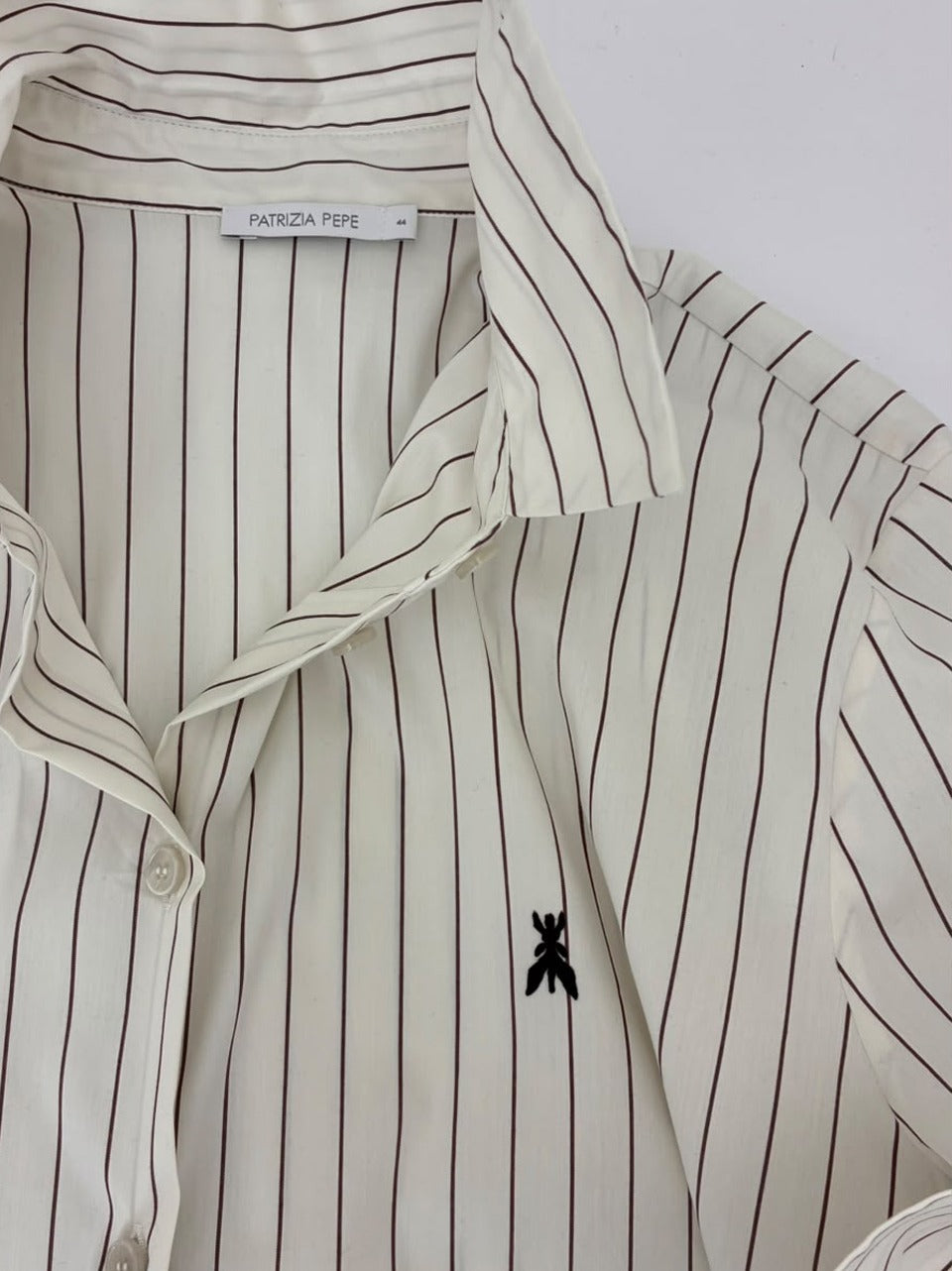 camicia gessata 8C0339 C0254 FG92 Patrizia pepe