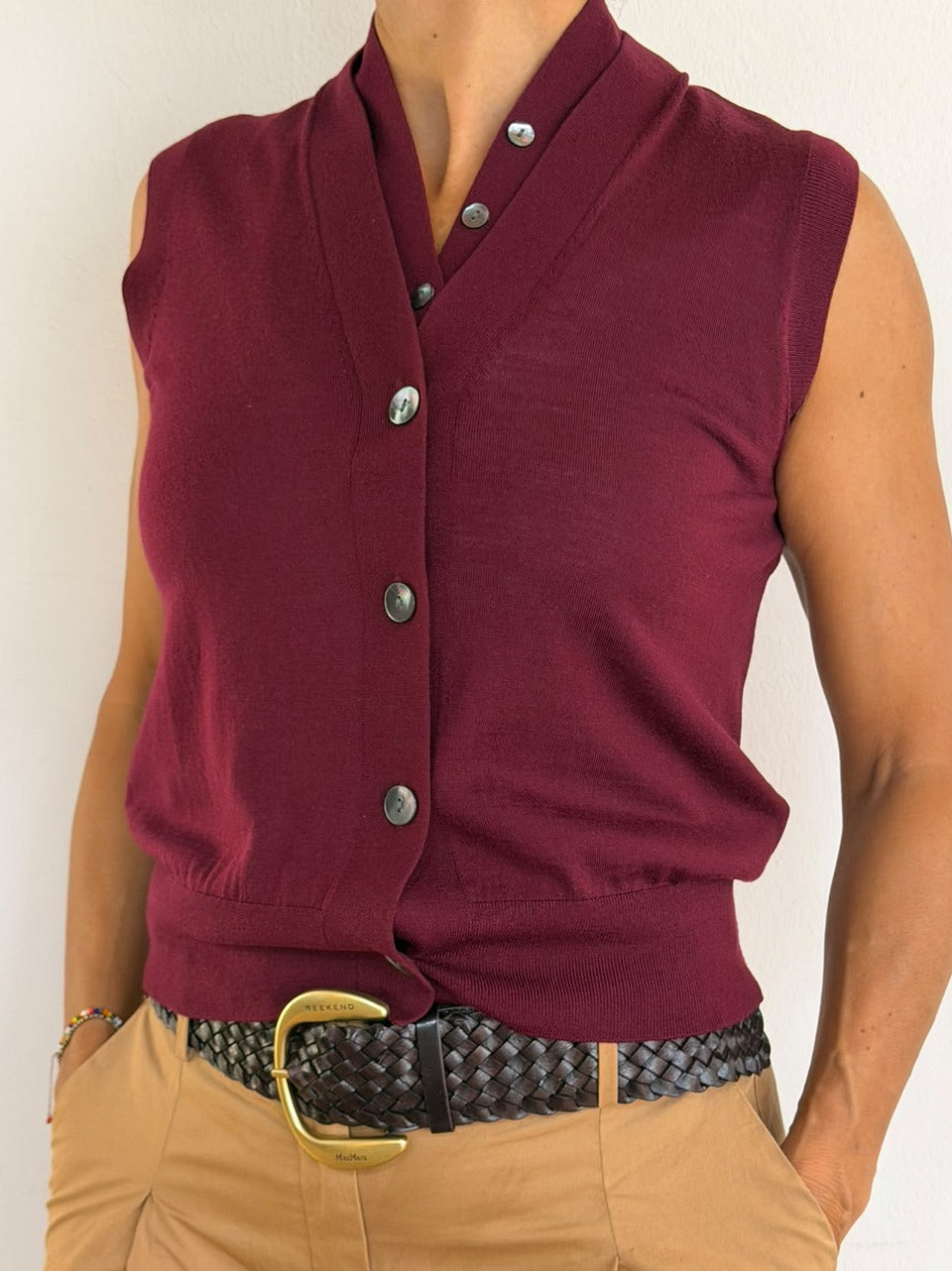 maglia\gilet extra fine M45 022 QUILISIA
