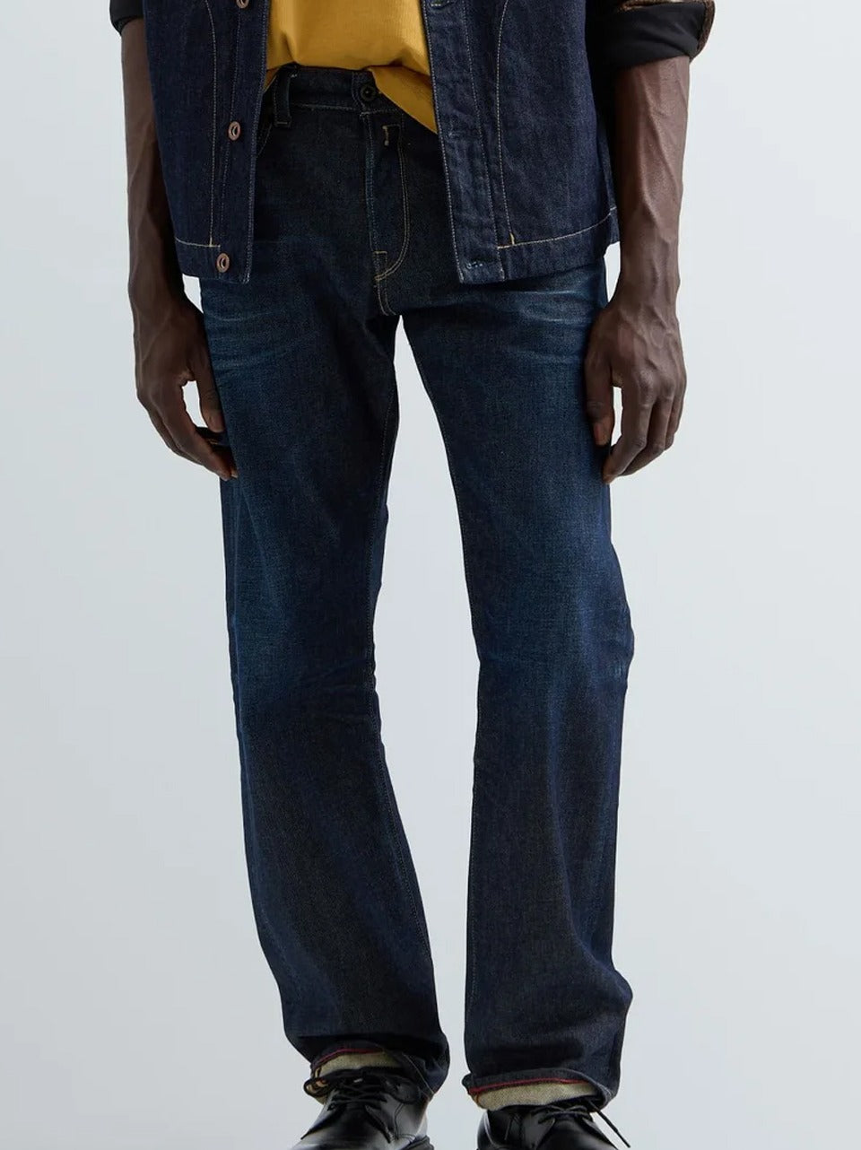 denim slim 3d crincle scuro DERYK 79526A DENIM replay