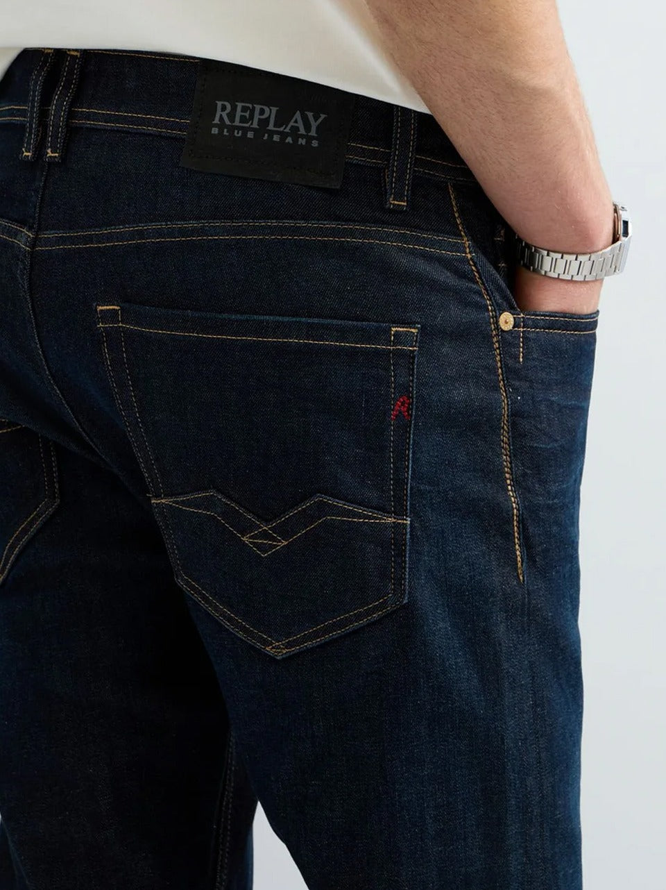 jeans slim coscia vestibile ROCCO 573220 DENIM replay