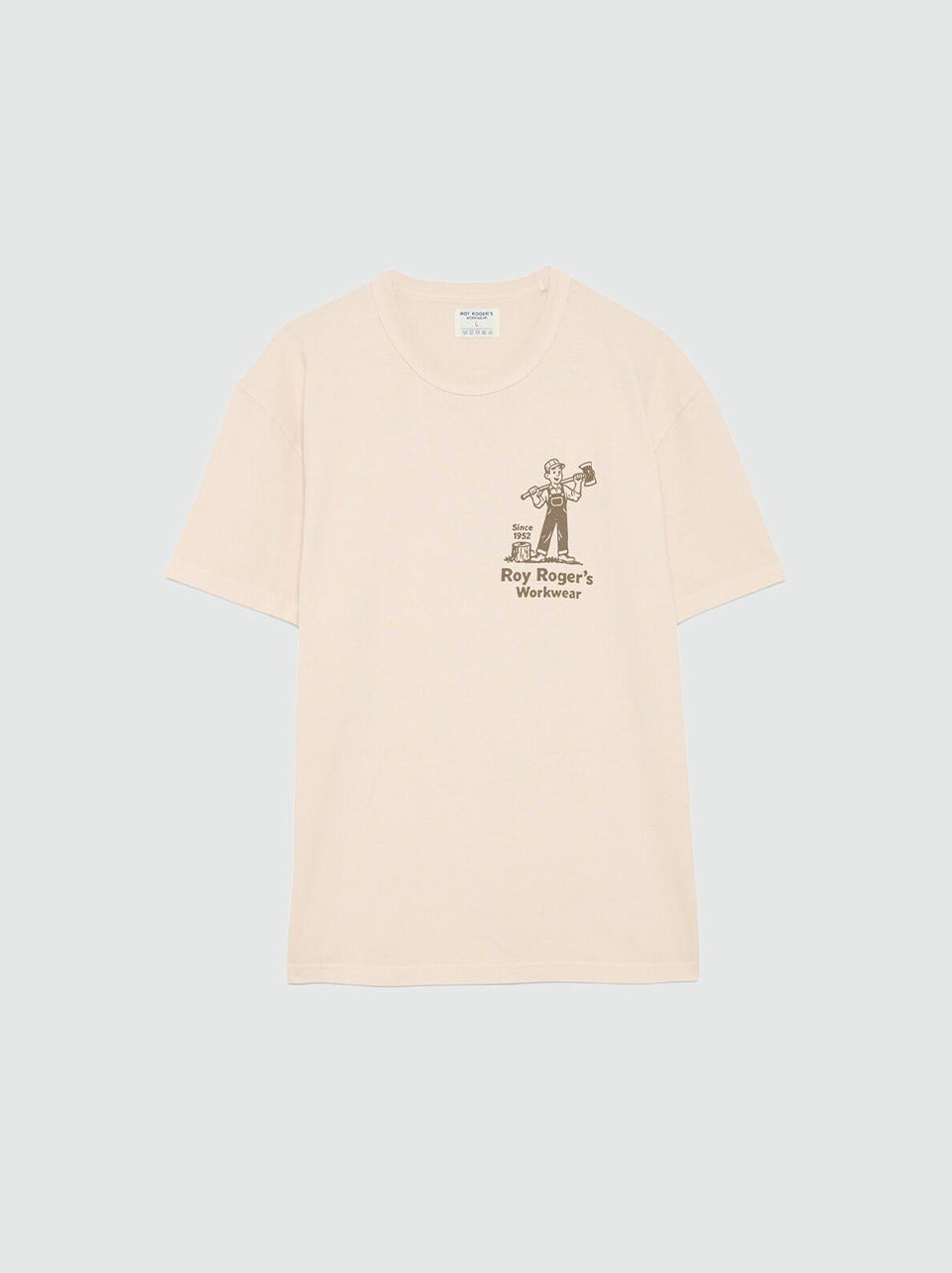 t-shirt circle logo CU23 C0087 ROY ROGER'S work wear