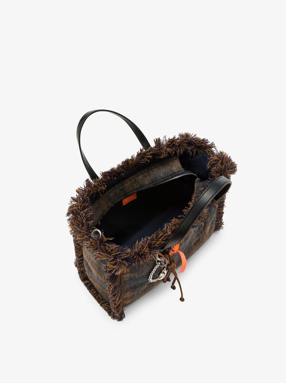 borsa shopper chech W46212 BLU SUN 68