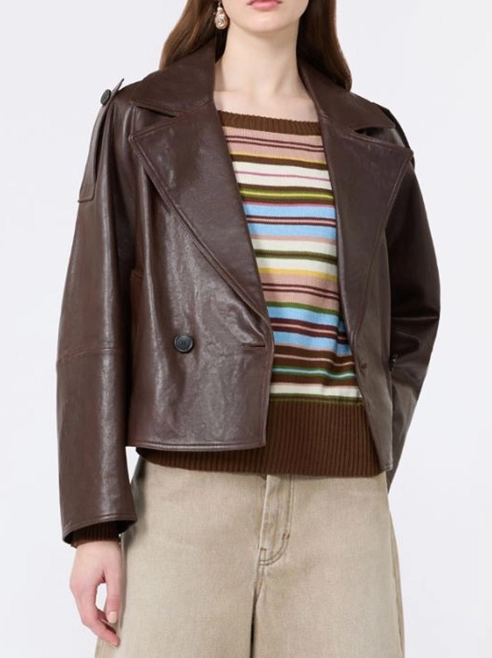 caban cropped in nappa FELINO 02 WEEKEND Max Mara