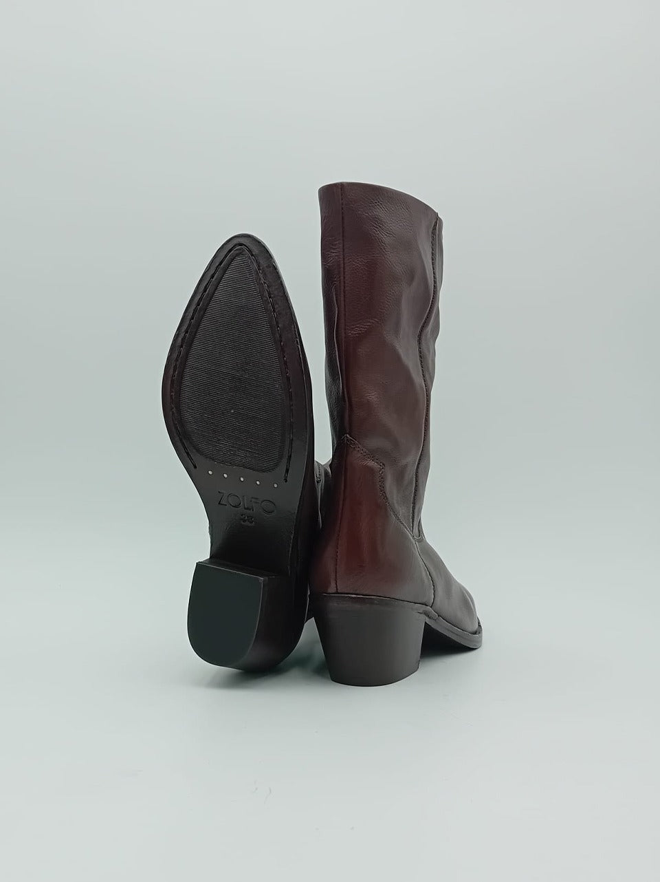 stivale texano 3\4 702-13 MARRONE ZOLFO