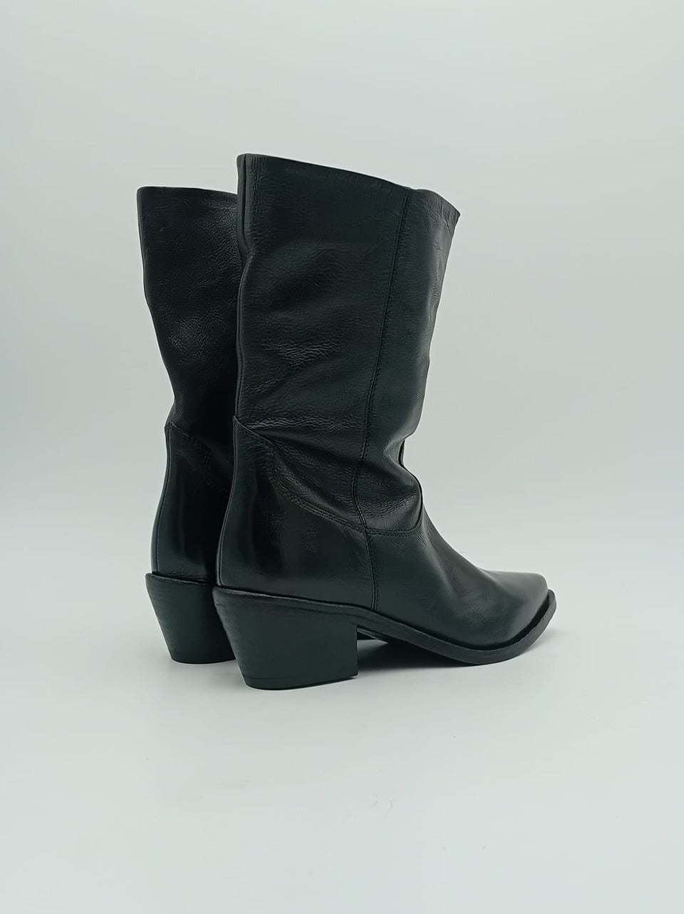 stivale texano 3\4 702-13 NERO ZOLFO