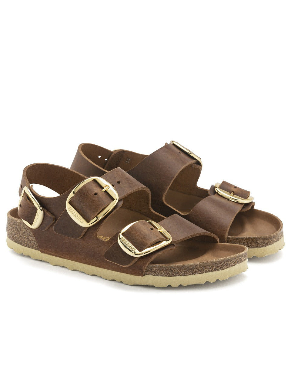 sandalo milano big bukle MILANO1024067 COGNAC BIRKENSTOCK