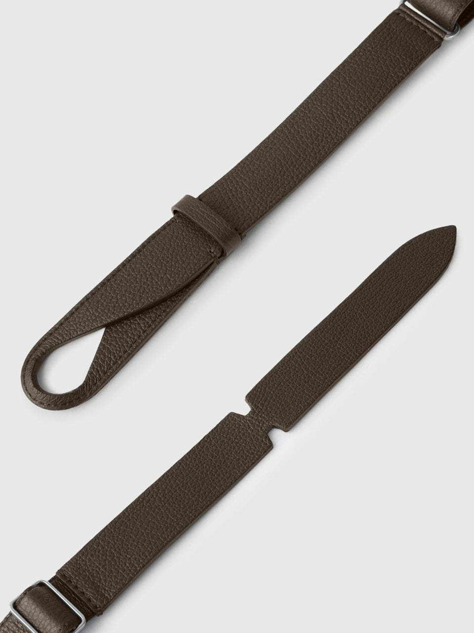 cintura nobuckle pelle micron e tessuto NB0039 MICEBANO ORCIANI NOBUCKLE