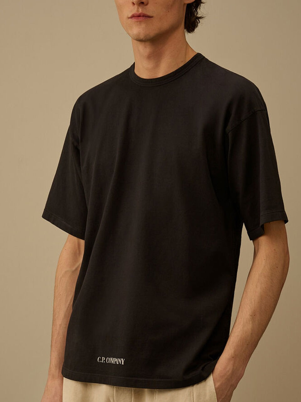 t shirt in jersey micro dream 20CMTS243A 999 C.P COMPANY