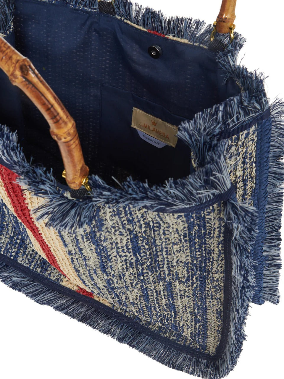 borsa shopper con banda ORTENSIA B LA MILANESA