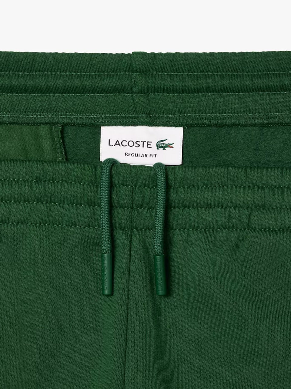 bermuda in felpa GH9860 VERDE LACOSTE