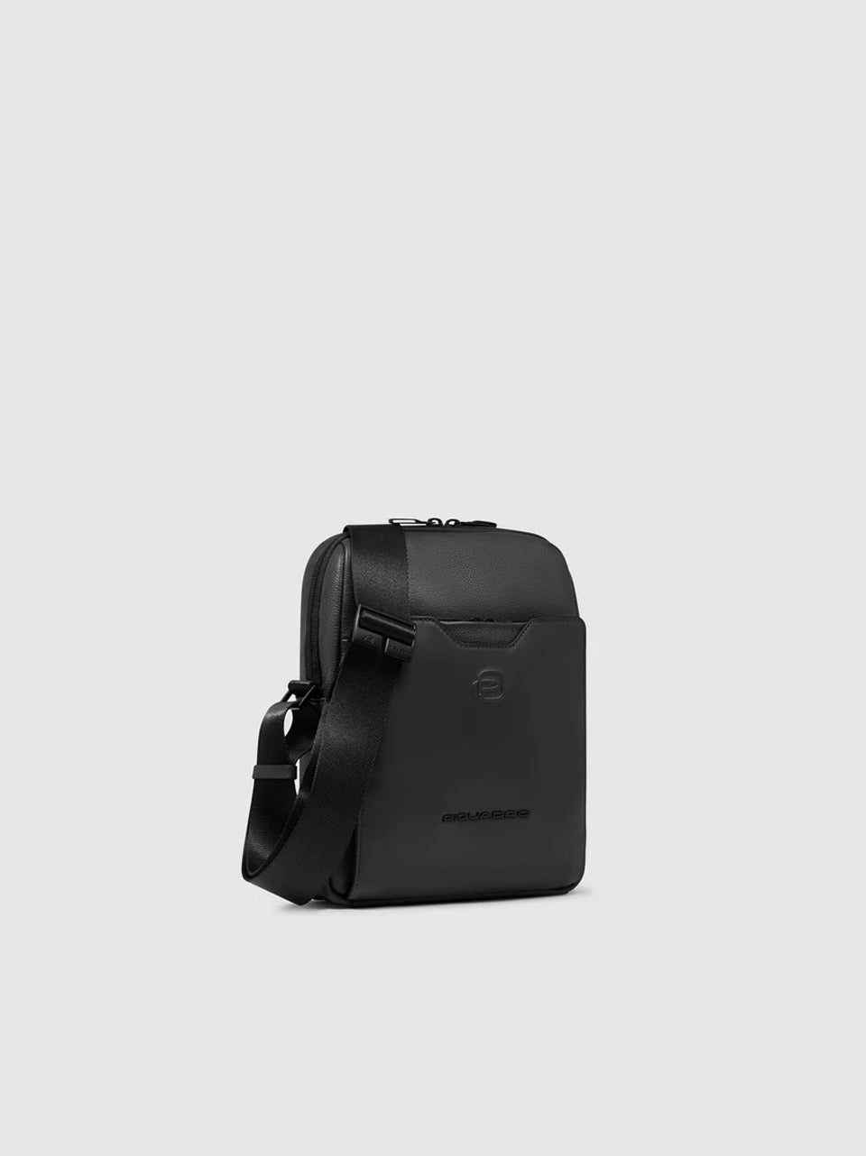 tracolla doppa tasca pelle e nappa CA6917S142 NERO PIQUADRO