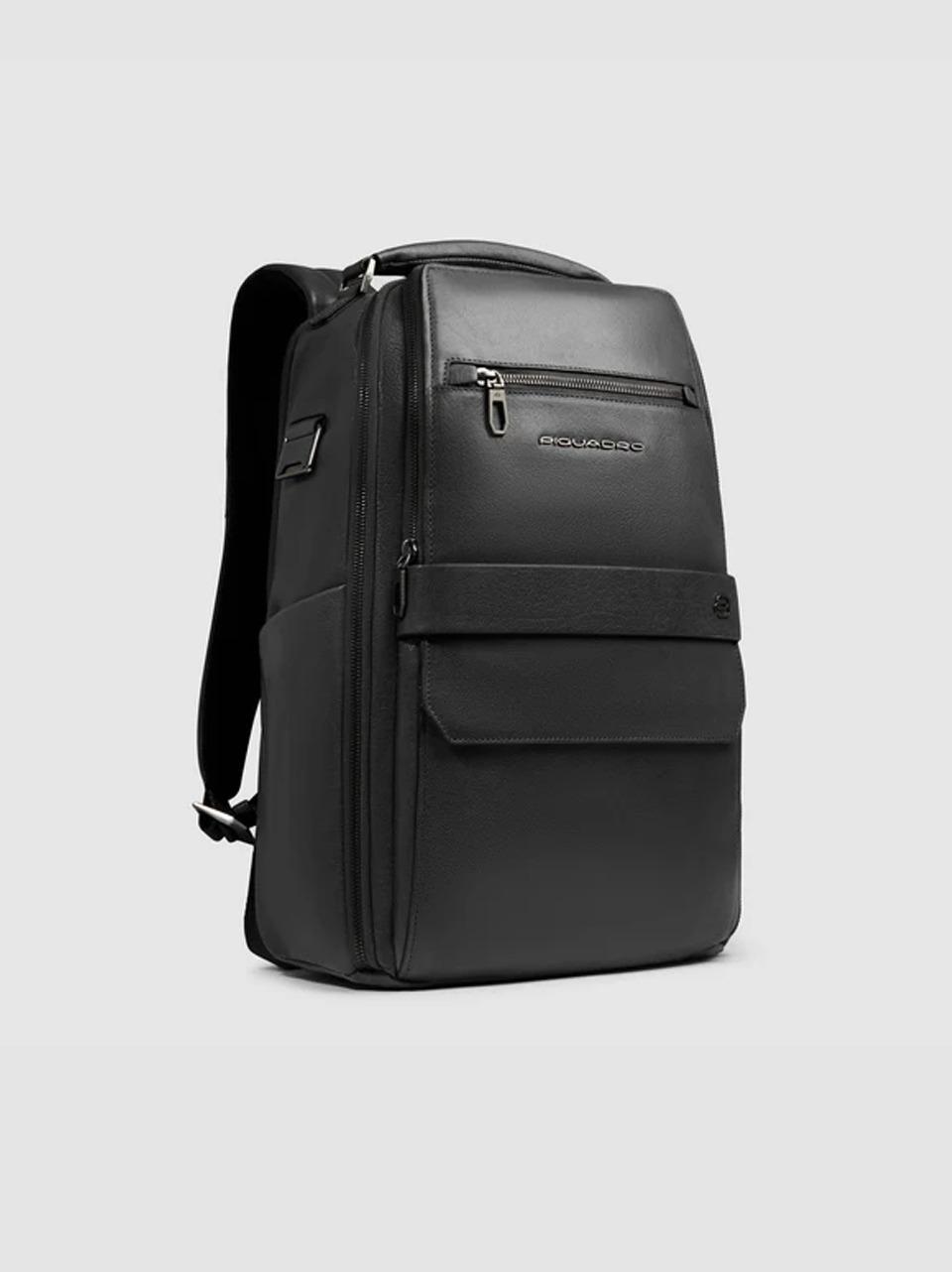 zaino 14'' in pelle bufalo CA7021S141 NERO PIQUADRO