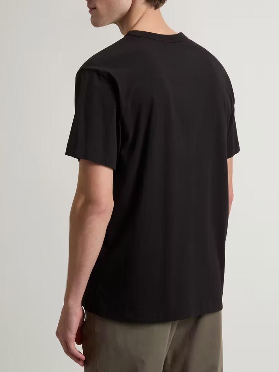 t shirt logo rosso TE2005UT5334 N WOOLRICH