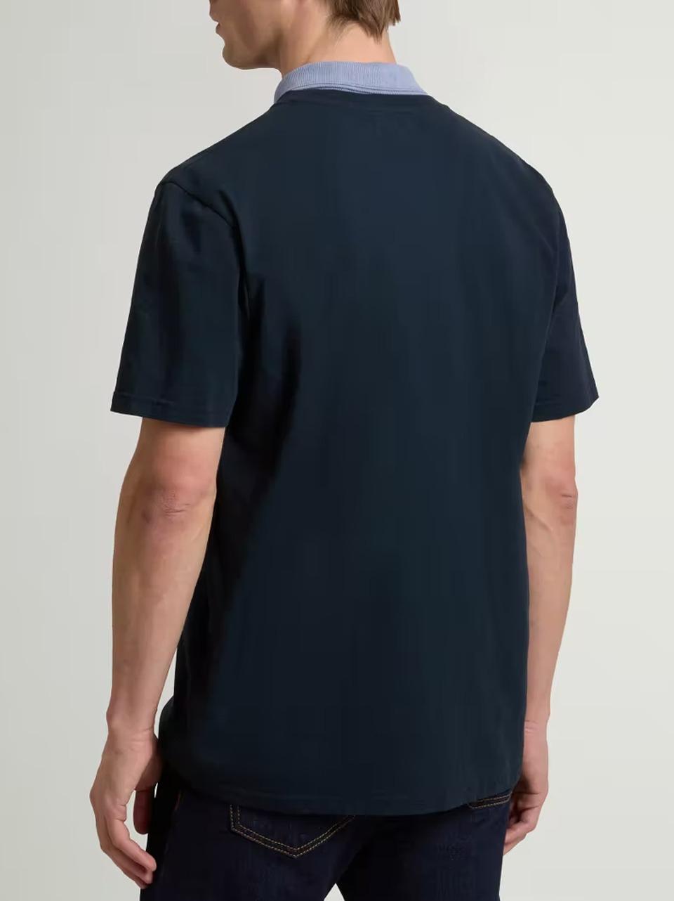 t shirt TE2013UT4061 BL WOOLRICH