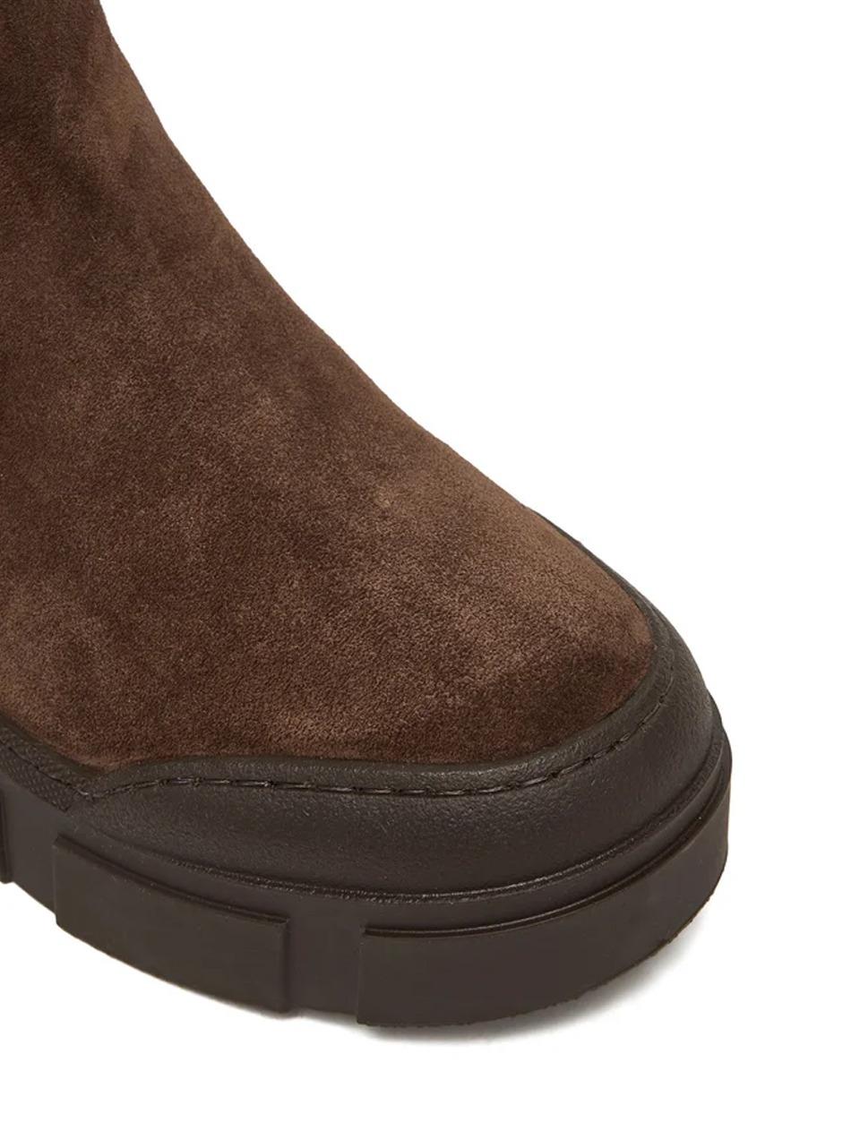 stivaletto con zip 4010 DARK BROWN VIC MATIE'